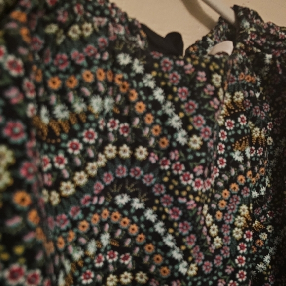 LOFT  Garden Dobby Tie Back Ruffle Blouse - Picture 5 of 9